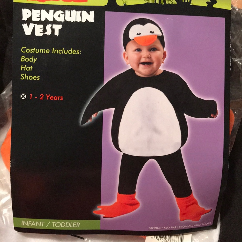 Penguin Halloween Costume Size (1-2 years) NWT